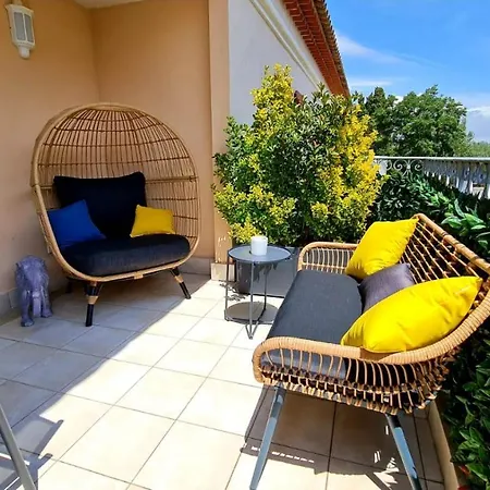 Les Suites De Robinson - Appart Eden Blue * Mandelieu-la-Napoule